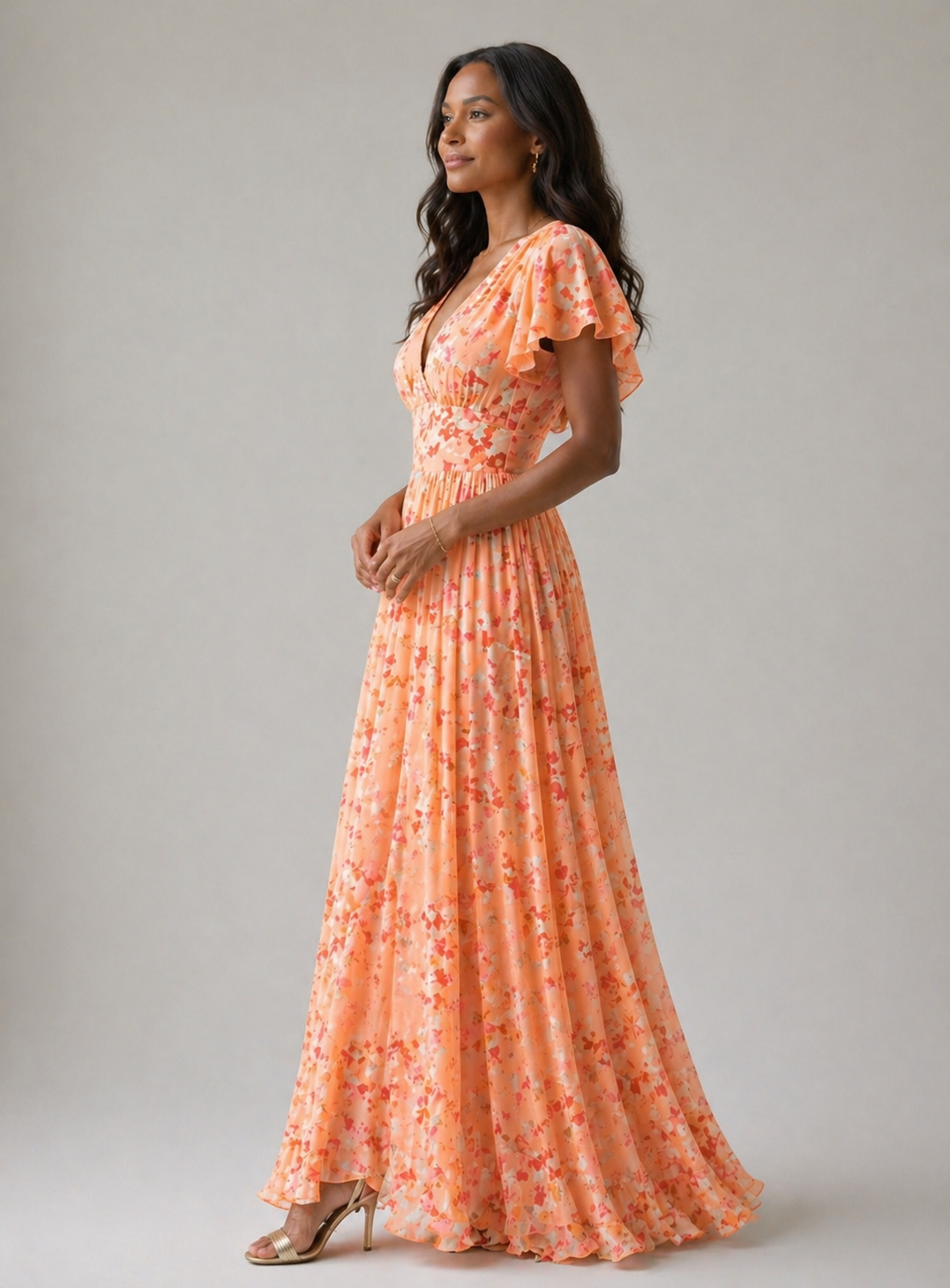 Isla & June | Glamorous dress that covers the belly