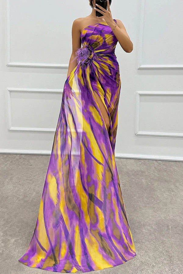 Isla & June | Vibrant Draped Dress