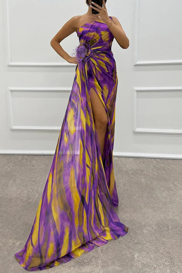 Isla & June | Vibrant Draped Dress