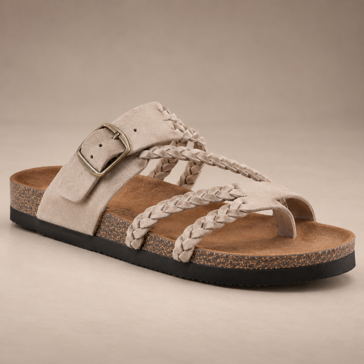 HAYLEIGH | Braided Leather Sandals