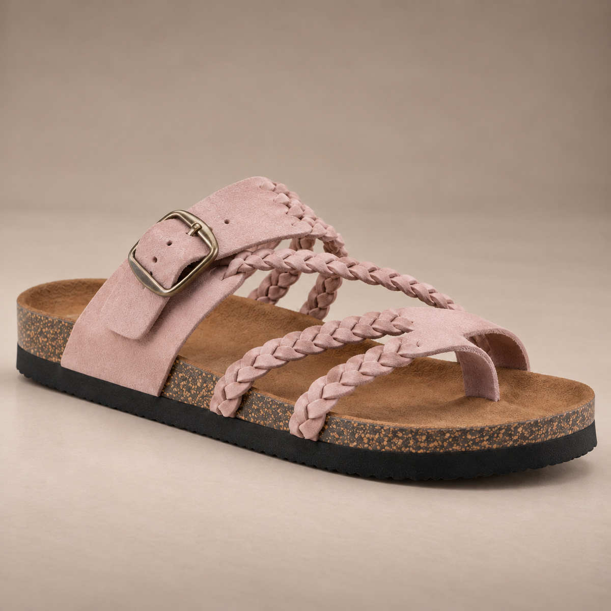 HAYLEIGH | Braided Leather Sandals