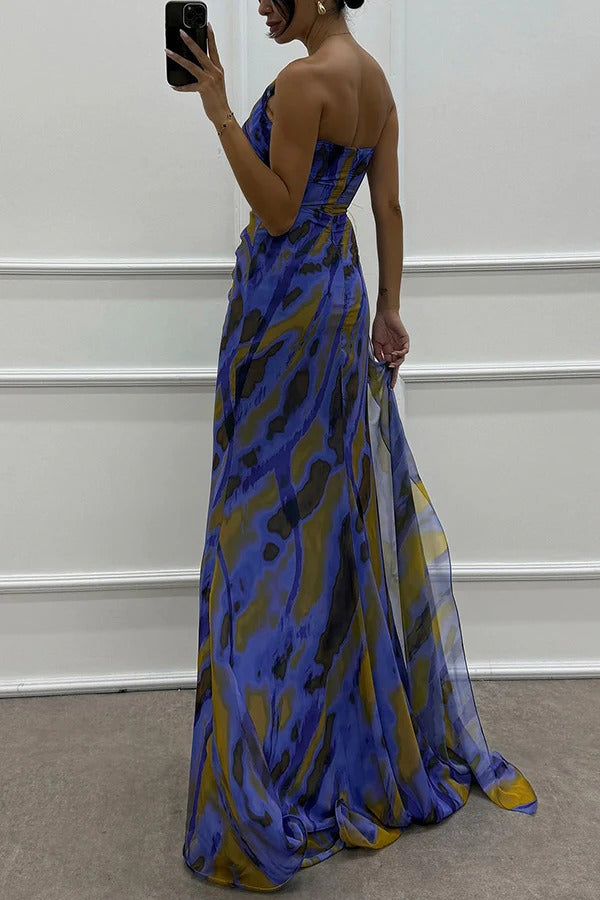 Isla & June | Vibrant Draped Dress