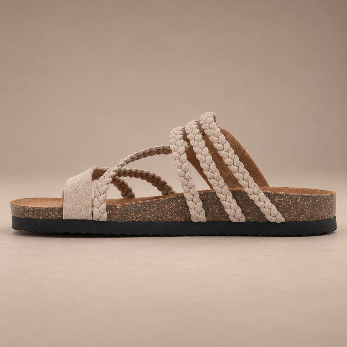 HAYLEIGH | Braided Leather Sandals
