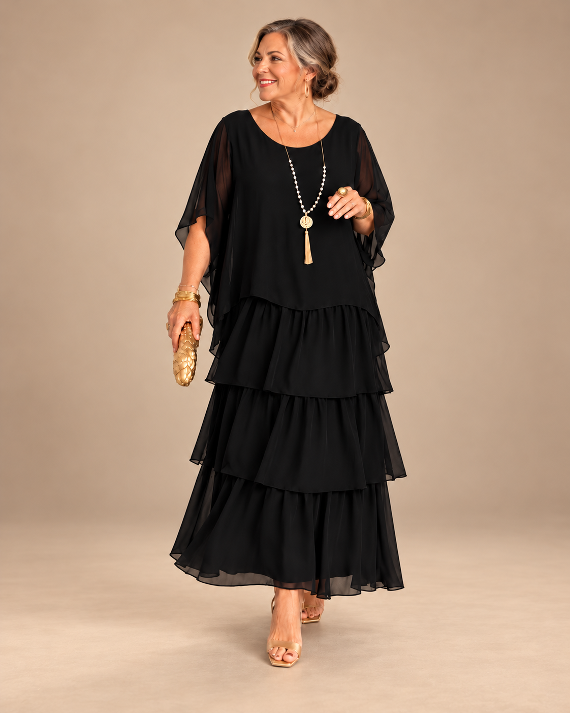 Lara | Elegant Flowing Maxi Dress