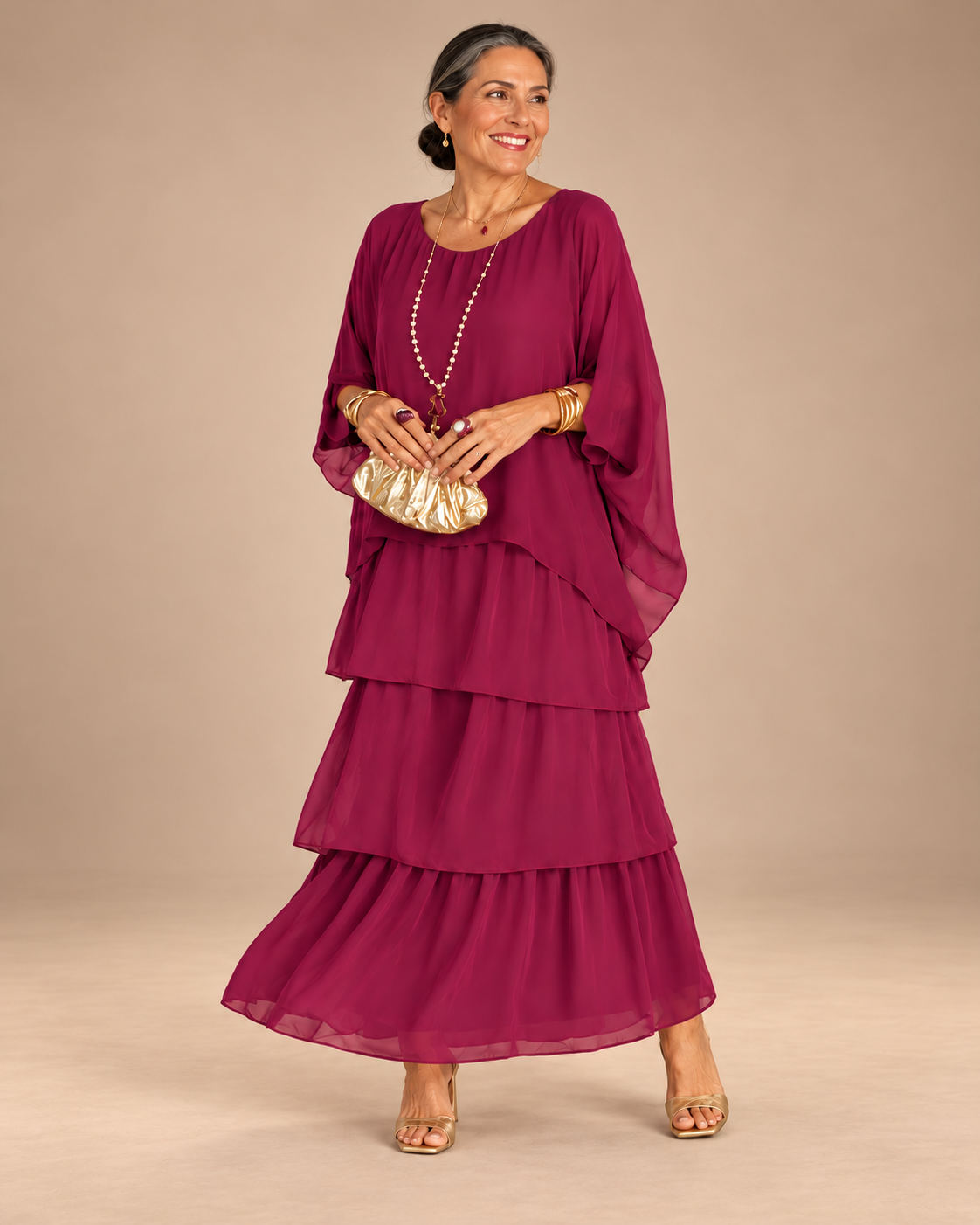Lara | Elegant Flowing Maxi Dress