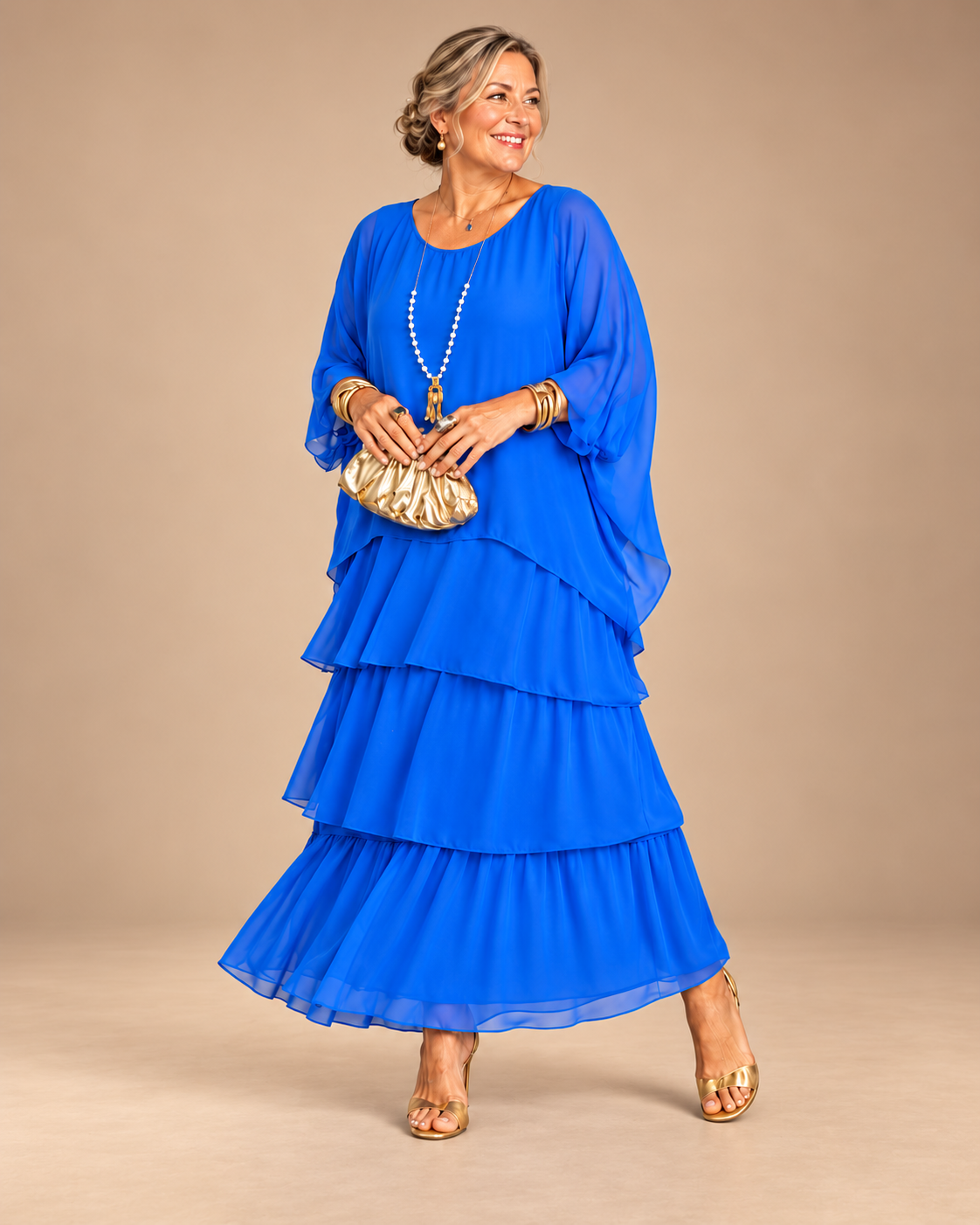 Lara | Elegant Flowing Maxi Dress