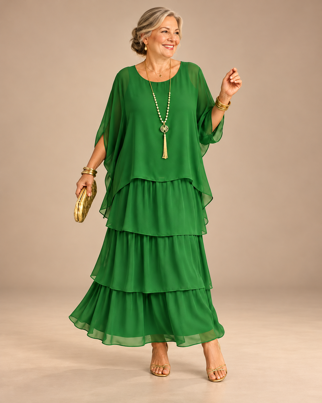 Lara | Elegant Flowing Maxi Dress