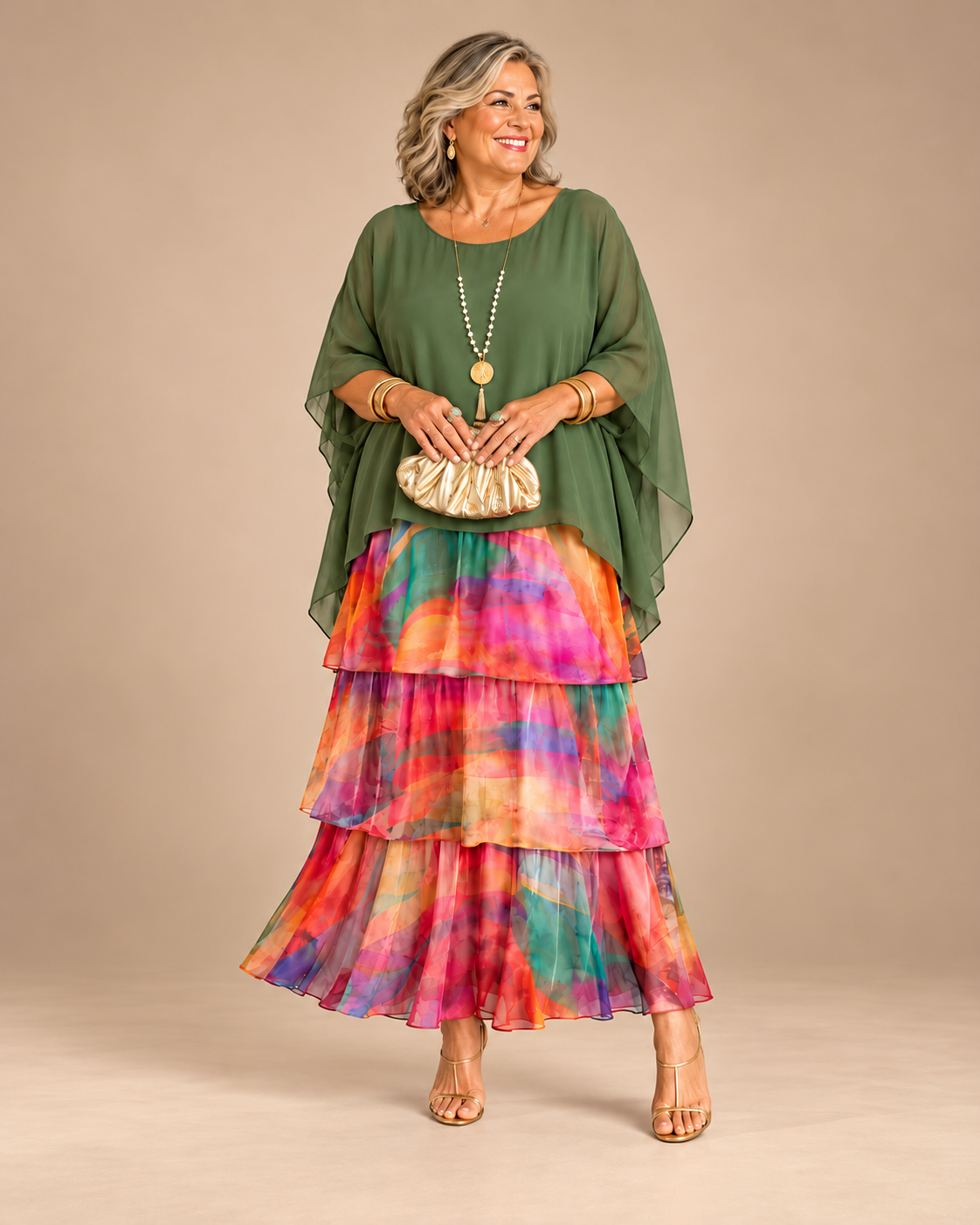 Lara | Elegant Flowing Maxi Dress