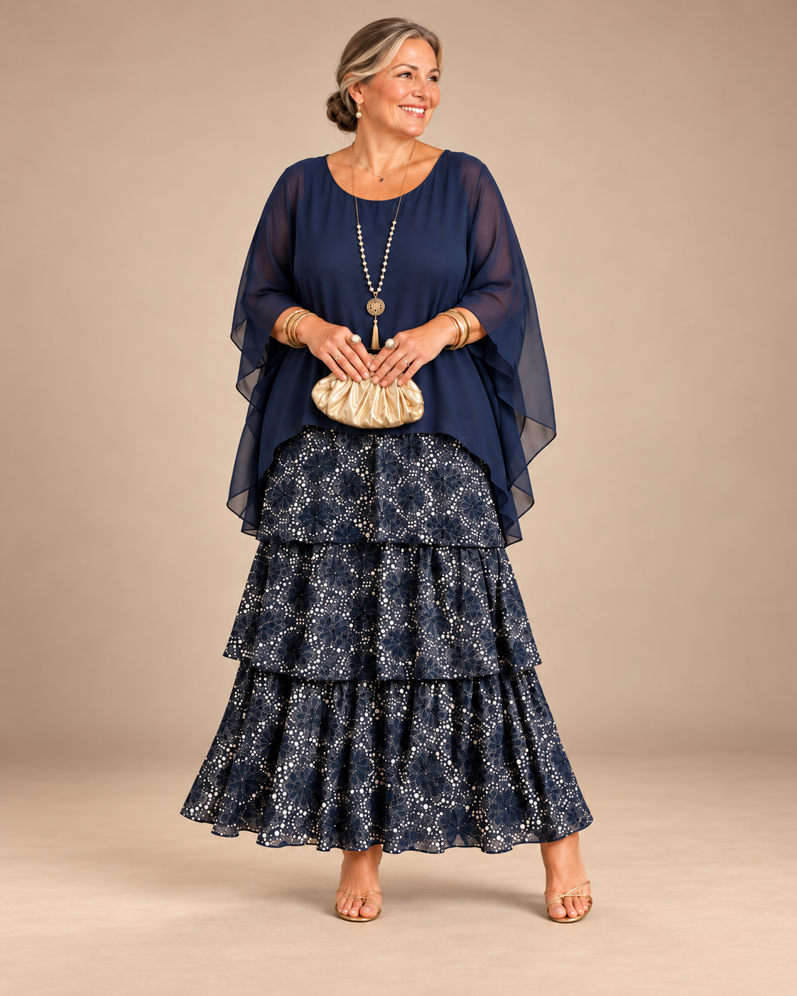 Lara | Elegant Flowing Maxi Dress