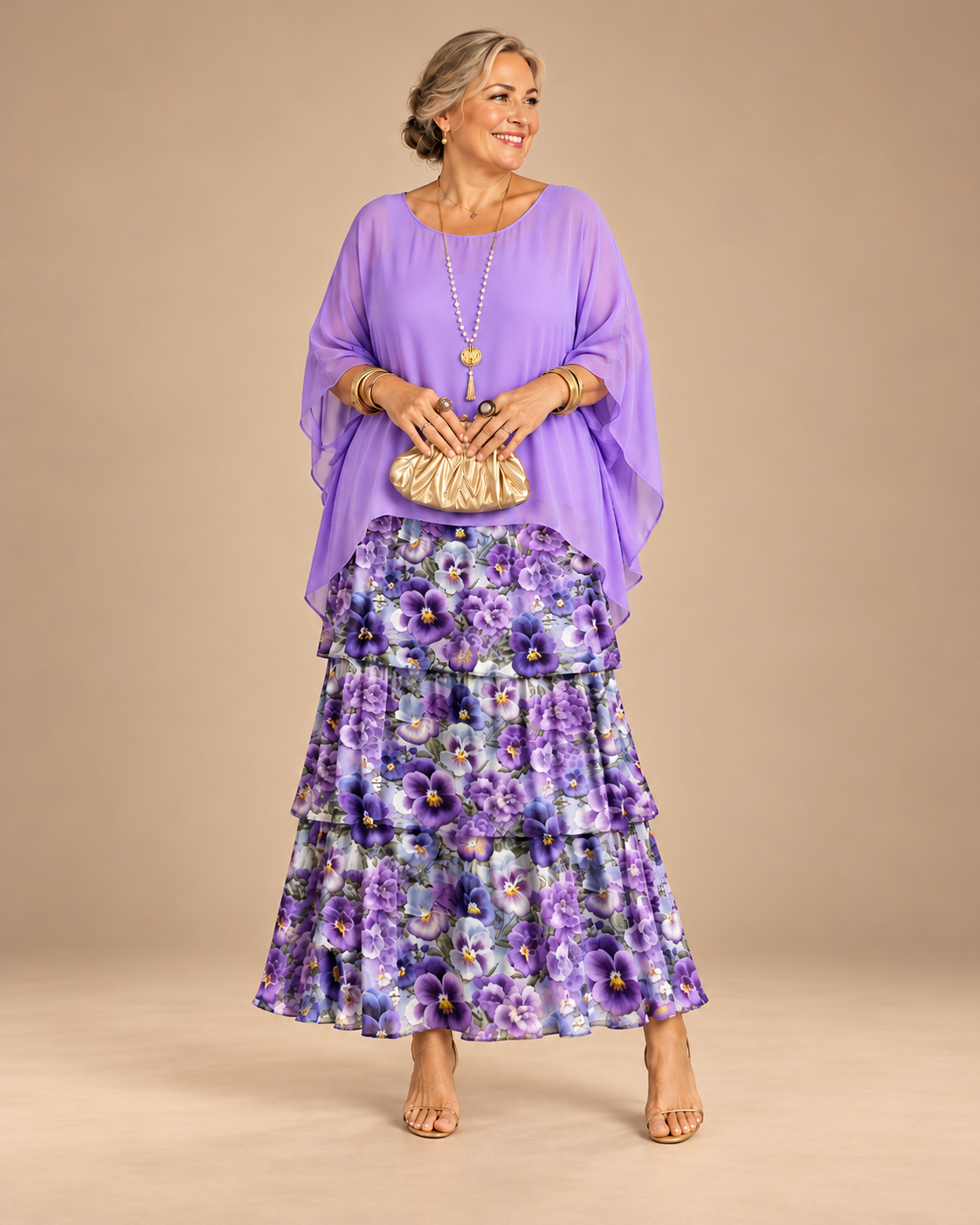 Lara | Elegant Flowing Maxi Dress