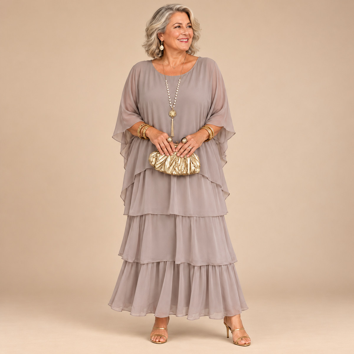 Lara | Elegant Flowing Maxi Dress