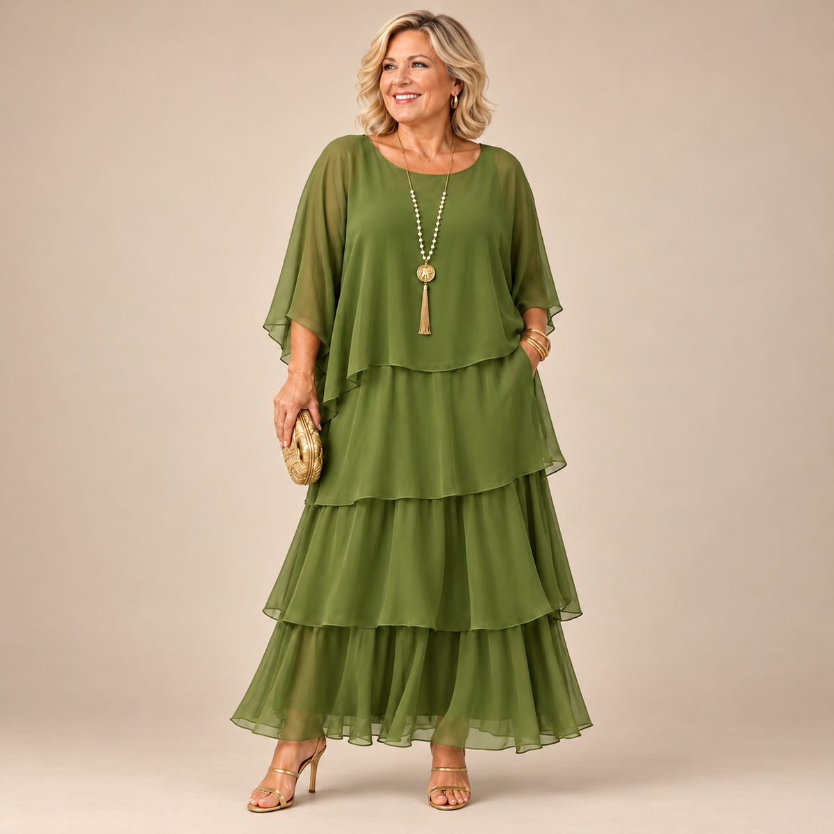 Lara | Elegant Flowing Maxi Dress