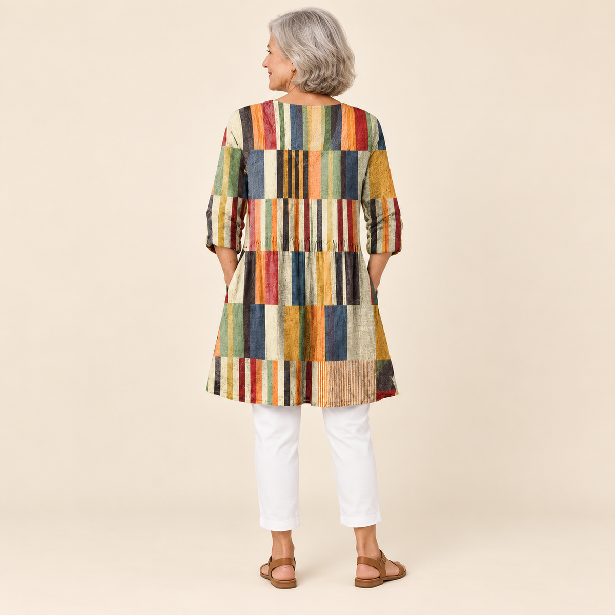 Chloe | Long Blouse with V-Neck