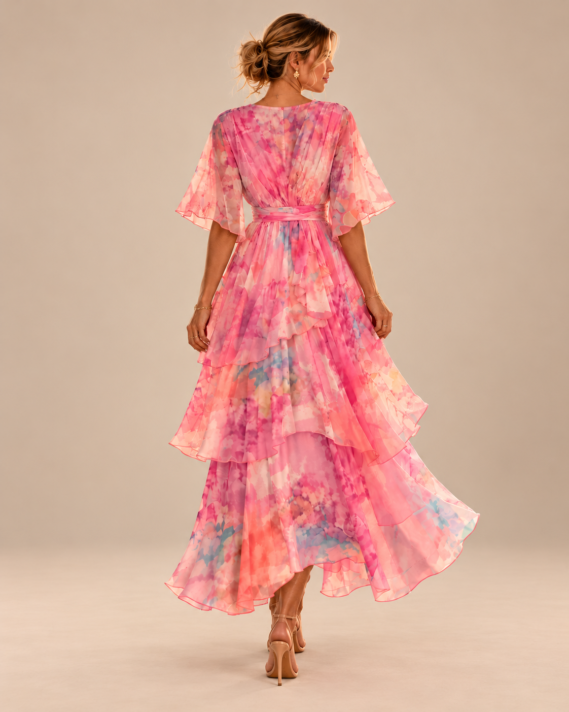 Soleil Floral Layer Dress