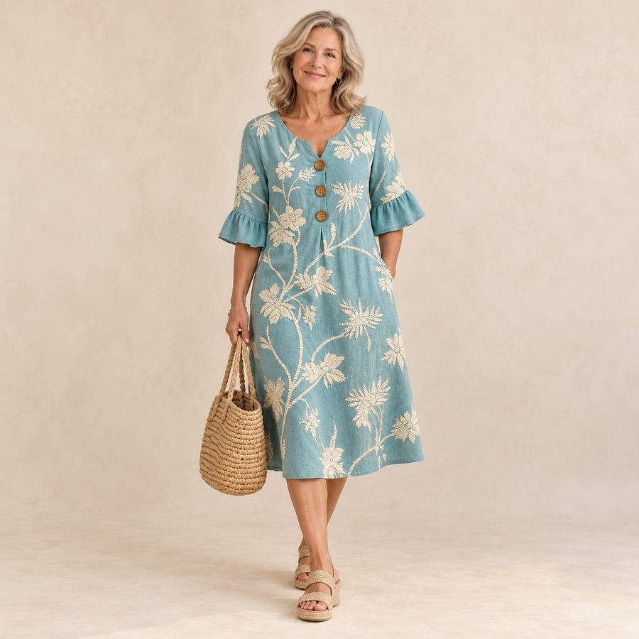 Elen | Casual Dress with Floral Print