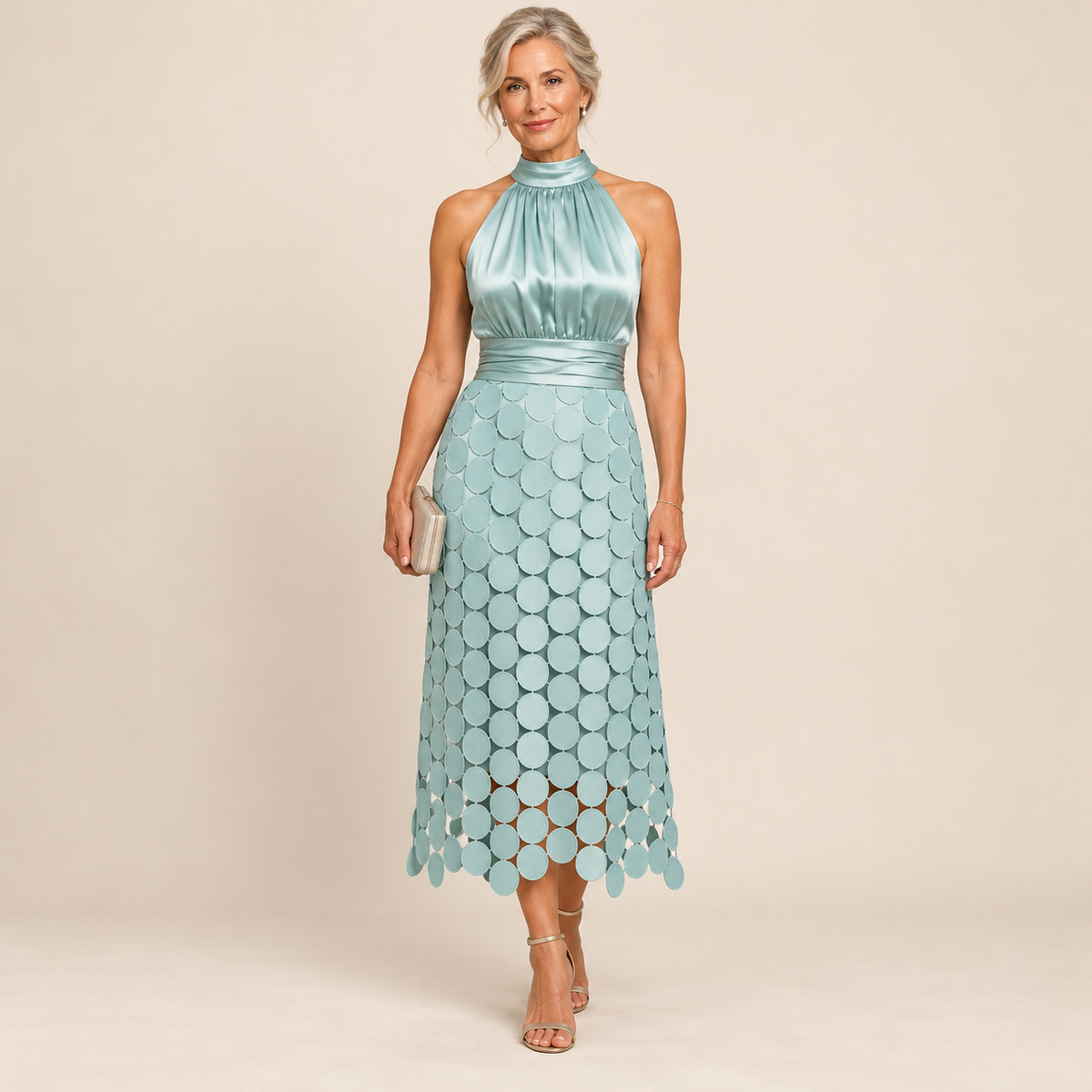 Celine Elegant Occasion Midi Dress