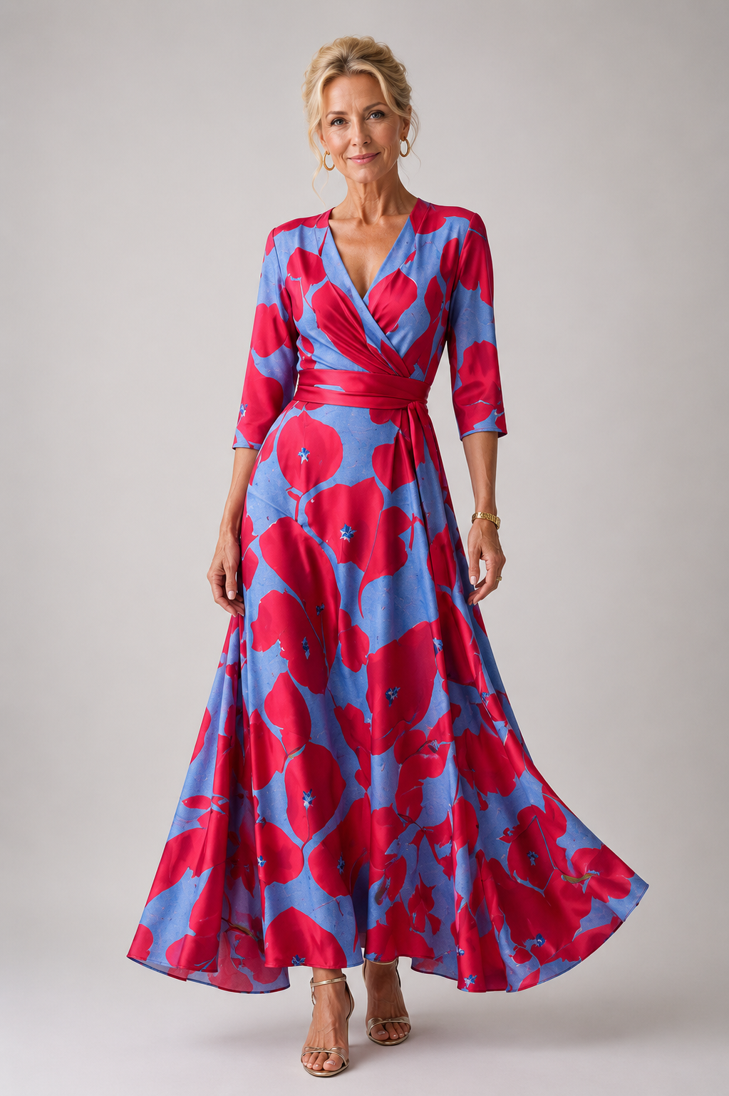 Isla & June | Comfortable dress for every day with V-neck