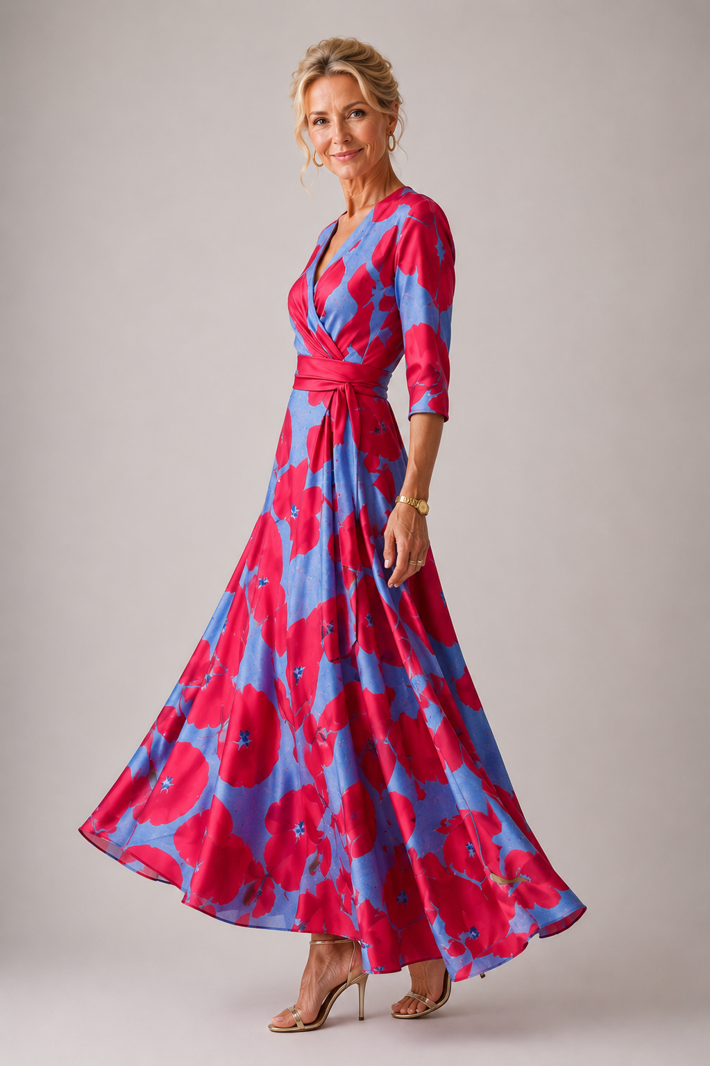 Isla & June | Comfortable dress for every day with V-neck