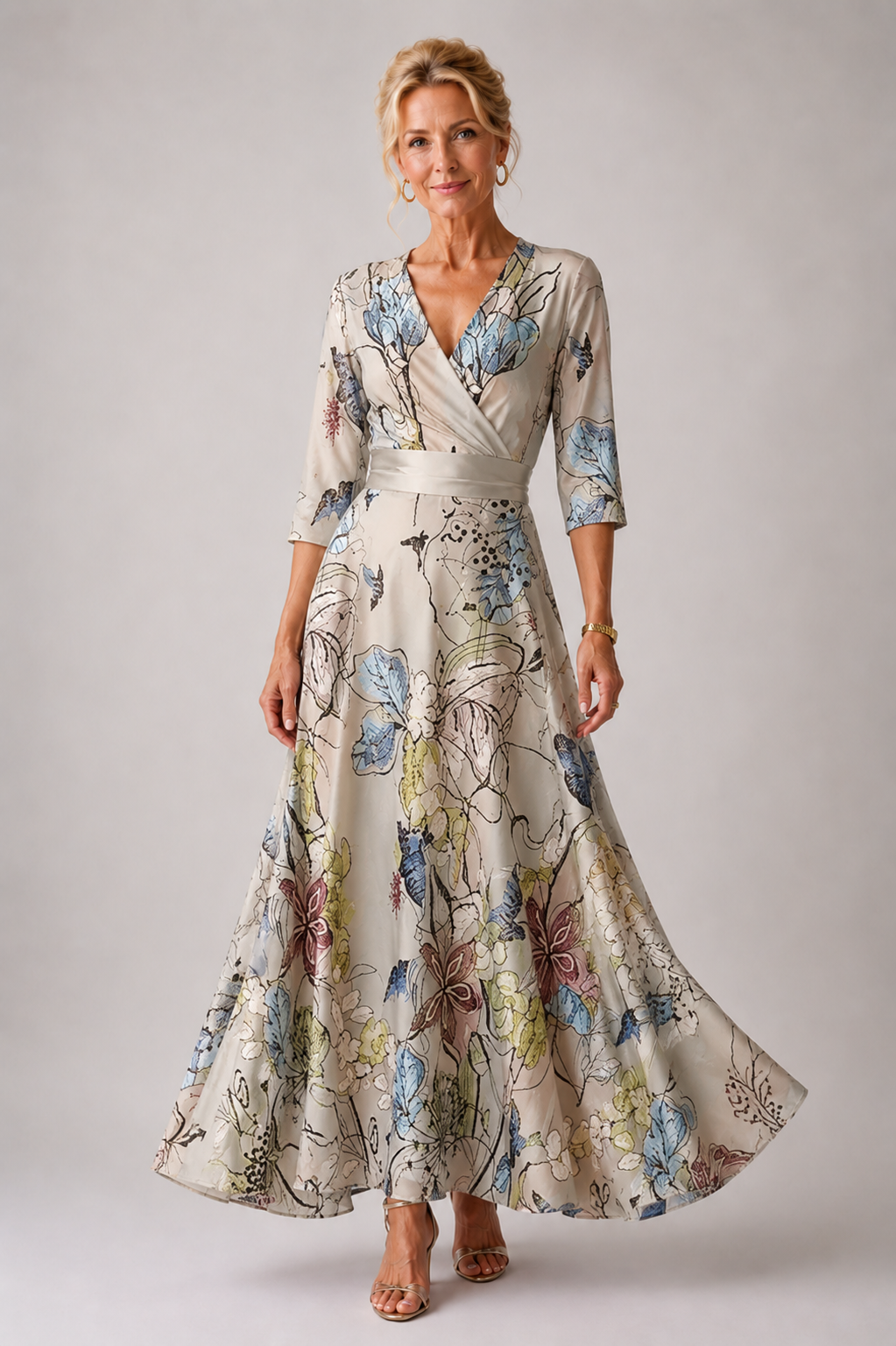 Isla & June | Chic Dress with Floral Print