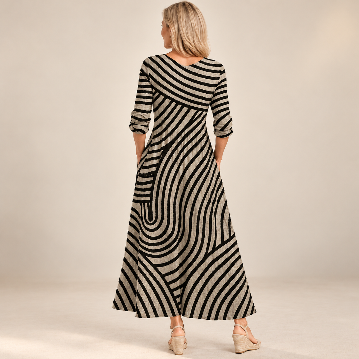 AYLA | Vintage Striped Dress