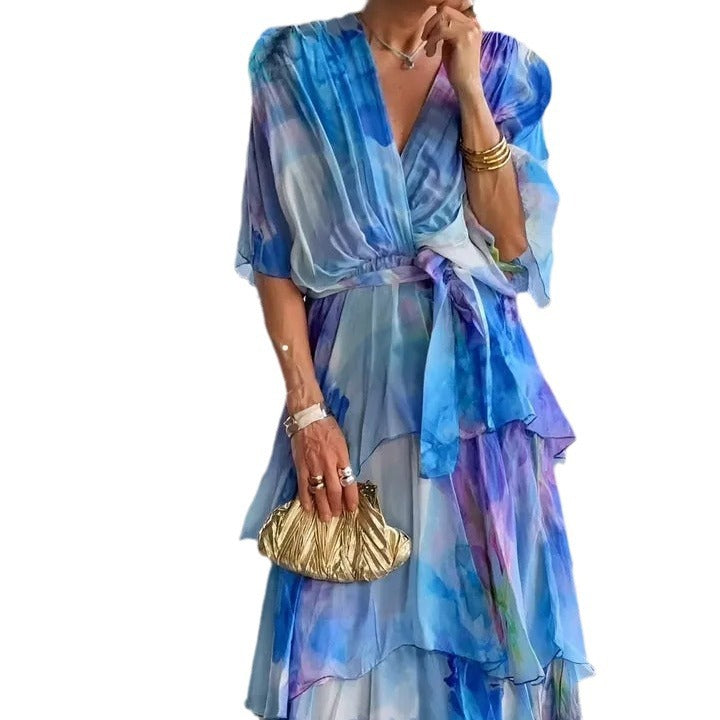 Isla & June | Layered Floral Sun Dress