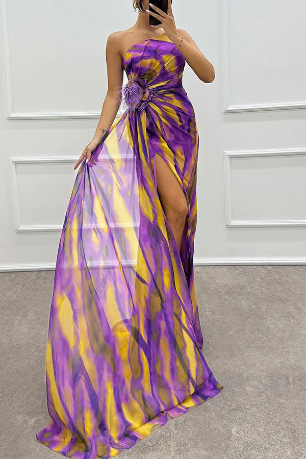 Isla & June | Vibrant Draped Dress